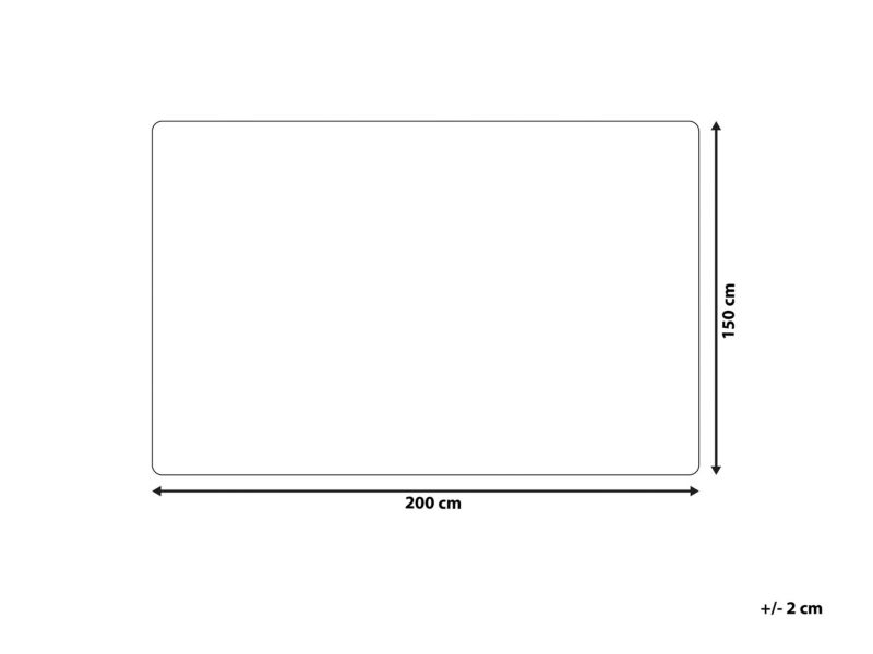 Koc Chaab 150 x 200 cm Złamana biel 1 szt.