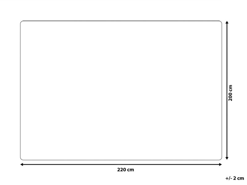 Koc Chaab 200 x 220 cm Złamana biel 1 szt.