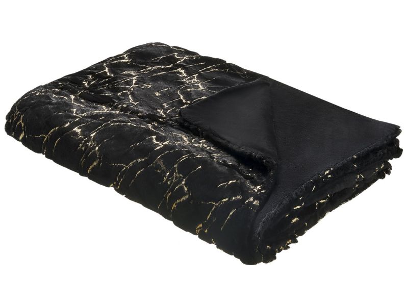 Koc Godavari 130 x 180 cm Czarny 1 szt.