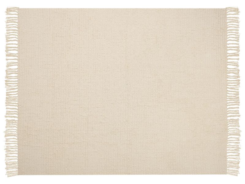 Koc Malu Bawełna 125 x 150 cm Jasnobeżowy 1 szt.