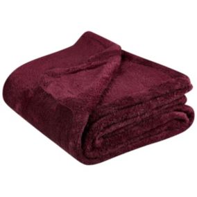 Koc Namdu 125 x 150 cm Burgundowy 1 szt.