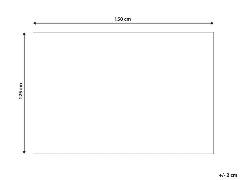 Koc Namdu 125 x 150 cm Piaskowy 1 szt.