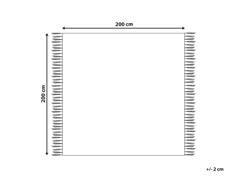 Koc piknikowy Bhong 200 x 200 cm Beżowy 1 szt.