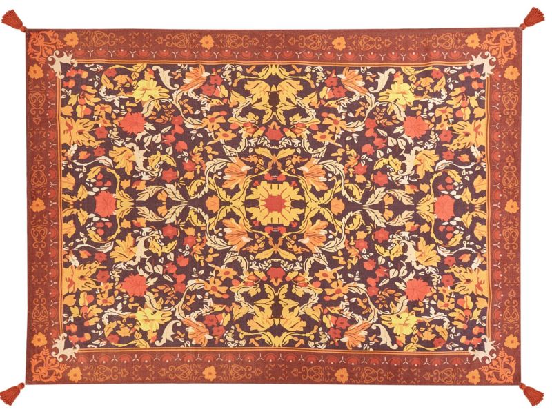 Koc piknikowy Dilbar 150 x 200 cm Jasnoczerwony 1 szt.