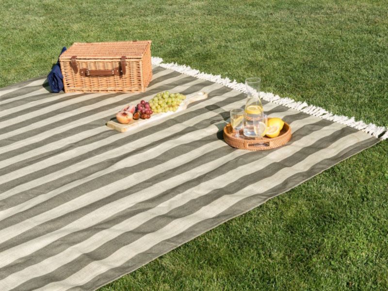 Koc piknikowy Mouza 200 x 200 cm Złoty 1 szt.