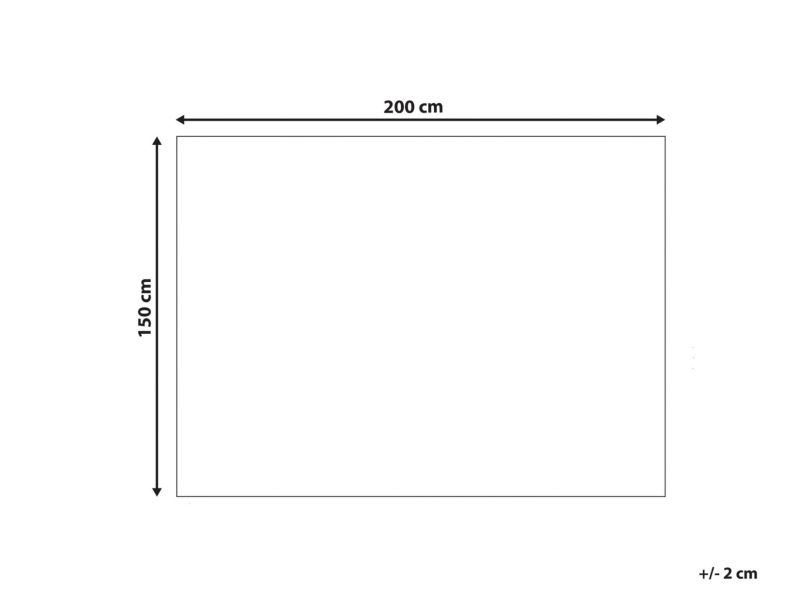 Koc Salka Sztuczne futro 150 x 200 cm Brązowy 1 szt.