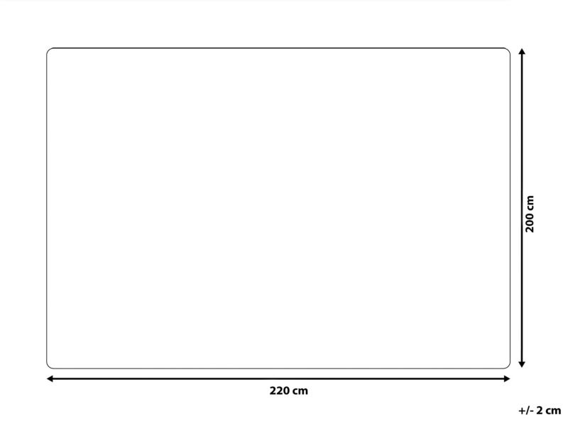 Koc Samur 200 x 220 cm Błękitny 1 szt.