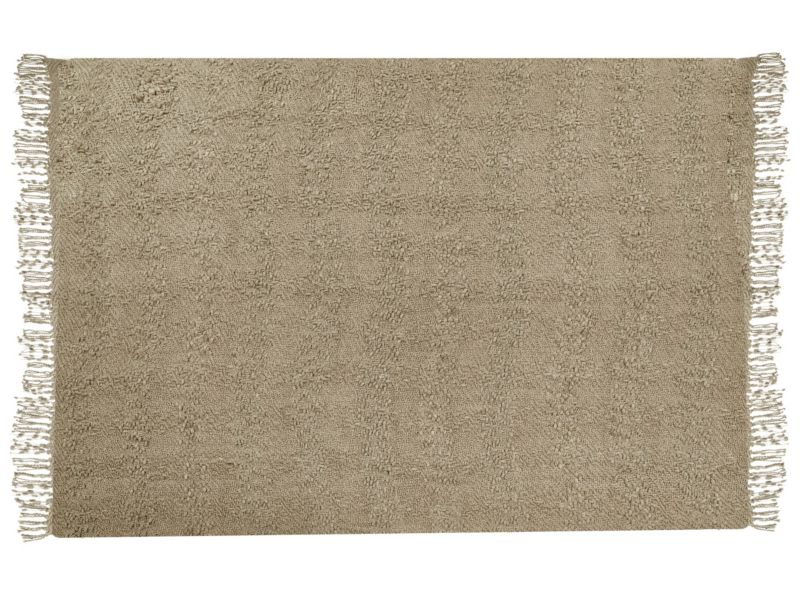Koc Vella Bawełna 150 x 200 cm Beżowoszary 1 szt.