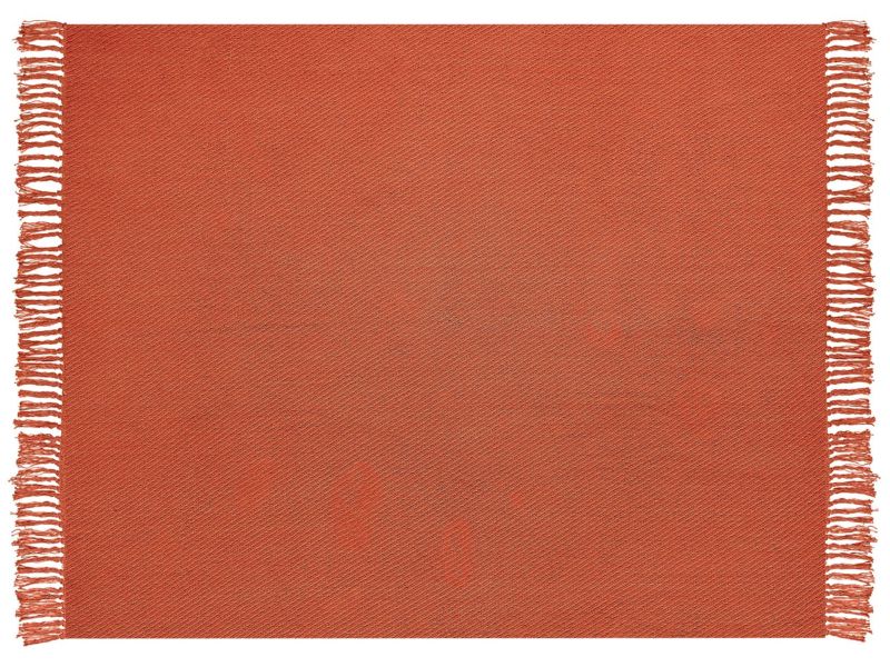 Koc Yarsa Bawełna 125 x 150 cm Czerwony 1 szt.