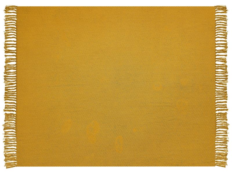 Koc Yarsa Bawełna 125 x 150 cm Musztardowy 1 szt.