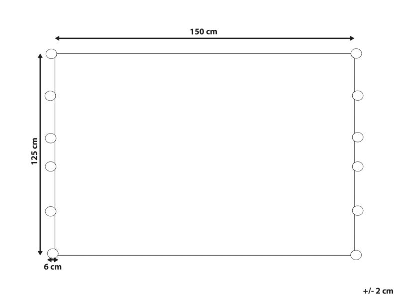 Koc Yasam Bawełna 125 x 150 cm Piaskowy 1 szt.