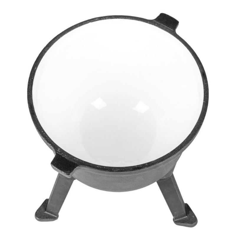 Kociołek Żeliwny Mirpol 5l Mysliwski Emaliowy Środek Czarny 1 szt.