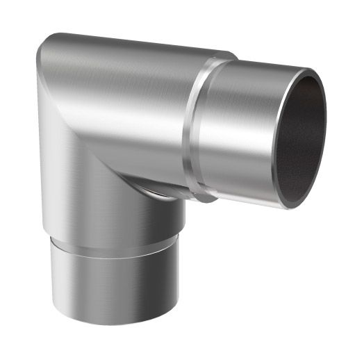 Kolanko 90 AVIS dla poręczy balustrady fi42,4 x 2,0 mm, stal nierdzewna, szlifowane, 1 szt.