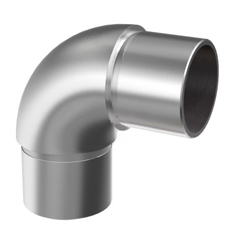 Kolanko 90 dla poręczy balustrady fi42,4 x 2,0 mm, AVIS, stal nierdzewna, szlifowane, 1 szt.