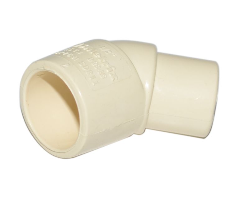 Kolanko nyplowe USMetrix 45° 3/4" CPVC KW/KZ