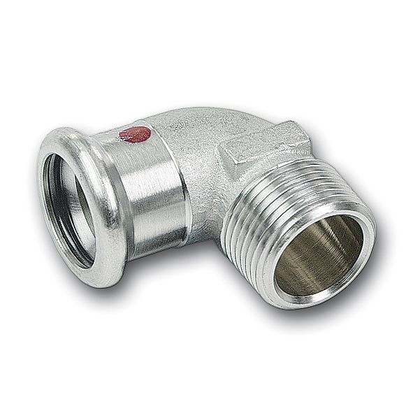 Kolanko stalowe Sanha 90° 15 mm x 1/2"
