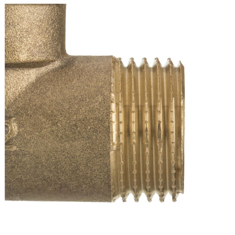 Kolano Hydrauliczne INVENA Mosiężne Nakrętno-Wkrętne GW/GZ 1/2" 1 szt.