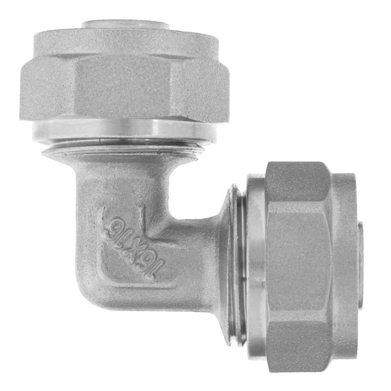 Kolano Kolanko 90 stopni PEX/PEX 20x20x2 z Wkładką Aluminiową 95C 1 MPa INVENA 1 szt.