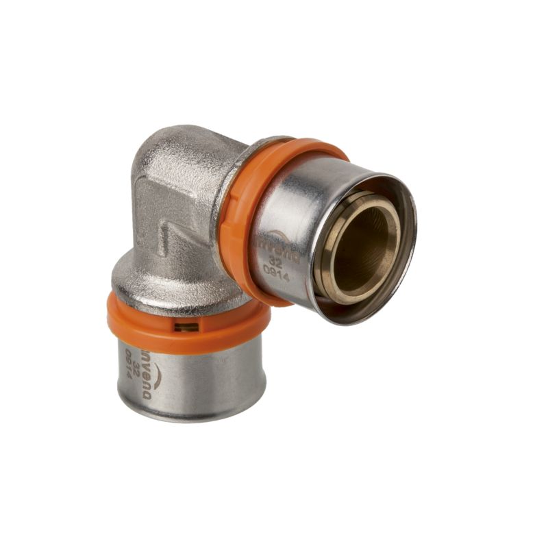 Kolano Kolanko Zaciskowe PEX Złączka 90 1"x32 mm 95C 1MPa INVENA Prov 1 szt.