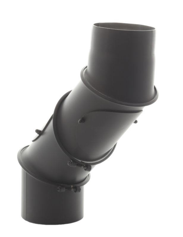 Kolano nastawne 160 mm Darco 4-segmentowe czarne