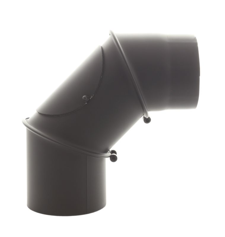 Kolano nastawne 160 mm Darco czarne 0-90 stopni