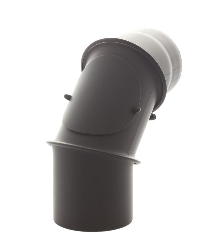 Kolano nastawne 160 mm Darco czarne 0-90 stopni