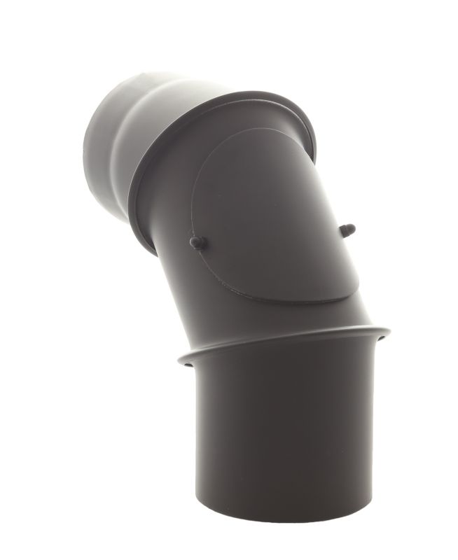 Kolano nastawne 160 mm Darco czarne 0-90 stopni