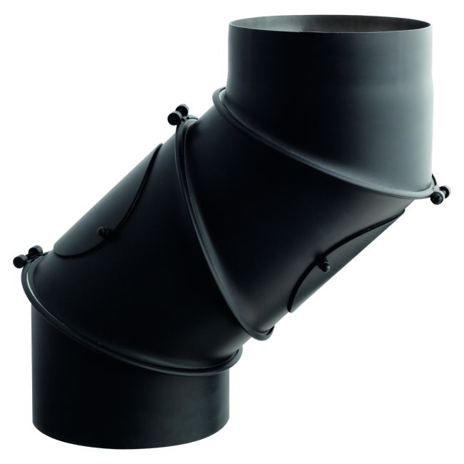 Kolano nastawne Darco 180 mm czarne 4 segmenty