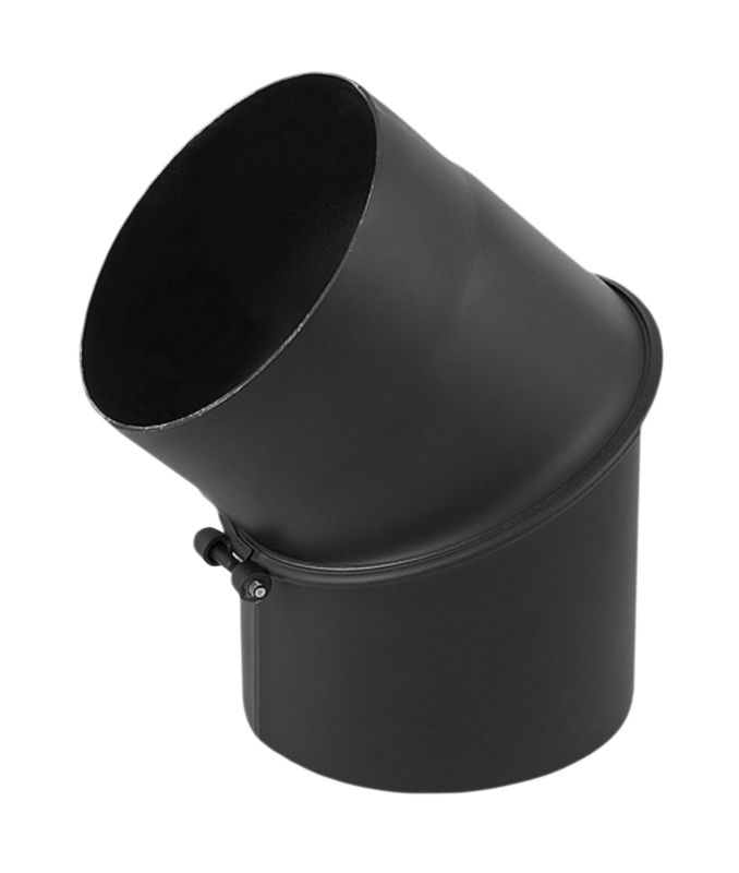 Kolano nastawne Darco 200 mm 0-45° czarne