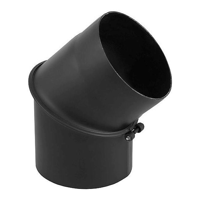 Kolano nastawne Darco 200 mm 0-45° czarne