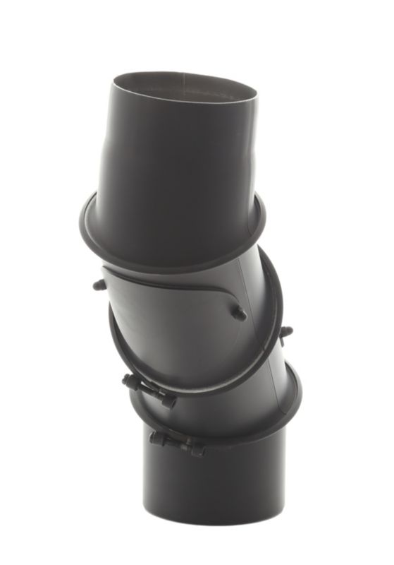 Kolano nastawne Darco 200 mm czarne 4 segmenty