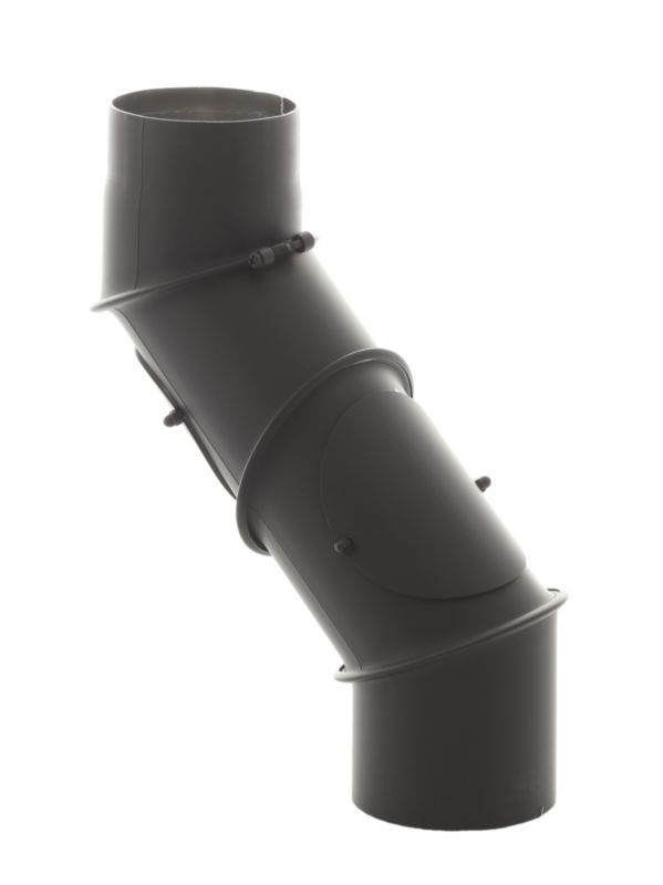 Kolano nastawne Darco 200 mm czarne 4 segmenty