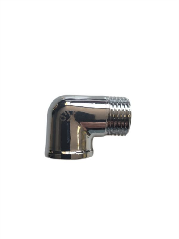 Kolano nyplowe 1/2" chrom
