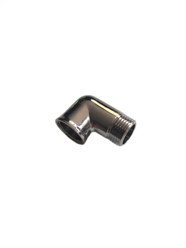 Kolano nyplowe 3/8" chrom