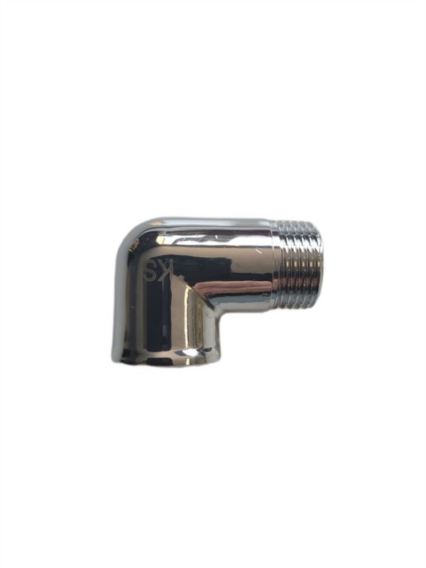 Kolano nyplowe 3/8" chrom