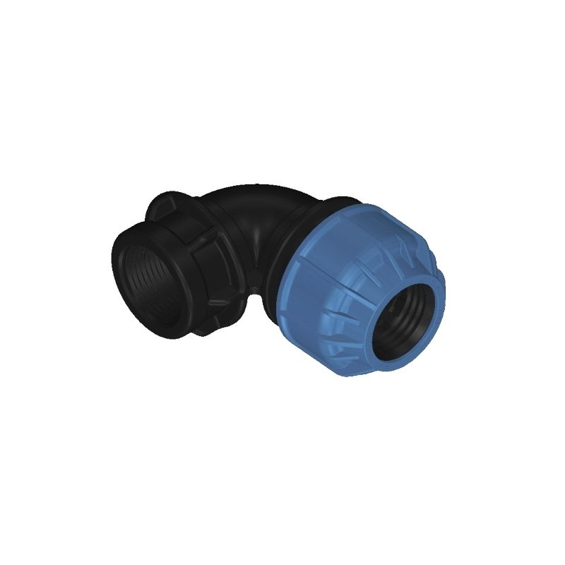 Kolano skręcane PE ELYSEE 25 mm x 3/4" gwint wewnętrzny 1 szt.