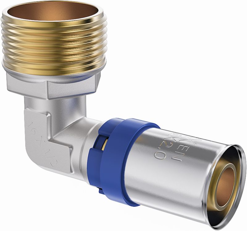 Kolano zaciskowe Mexen PEX-P 16 mm x 1/2" GZ 1 szt. 1 szt.