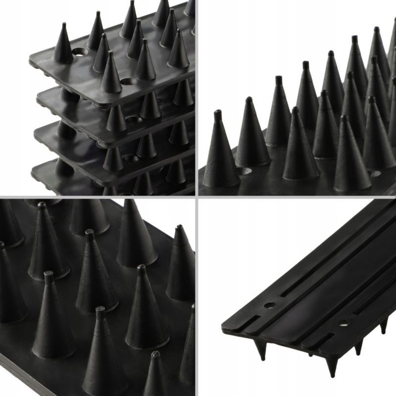Kolce Na Ptaki KADAX Przeciw Ptakom Nierdzewne Plastikowe Wysokie 50cm Bezpieczne 1szt.