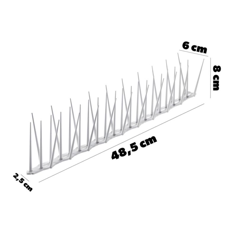Kolce Na Ptaki KADAX Przeciw Ptakom Nierdzewne Wysokie 48,5 cm Bezpieczne 1szt.