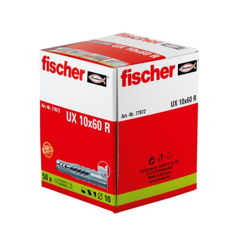 Kołki uniwersalne Fischer UX 10 x 60 mm 50 szt.