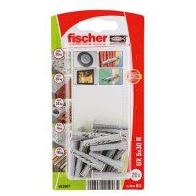 Kołki uniwersalne Fischer UX 5 x 30 mm 20 szt.