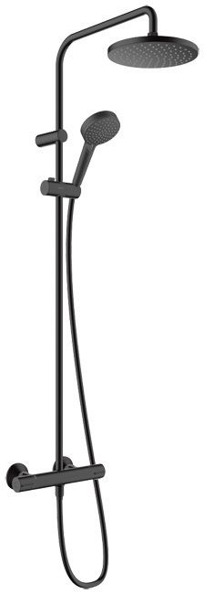 Kolumna prysznicowa Hansgrohe Blend śr. 20 cm czarny mat z baterią termostatyczną