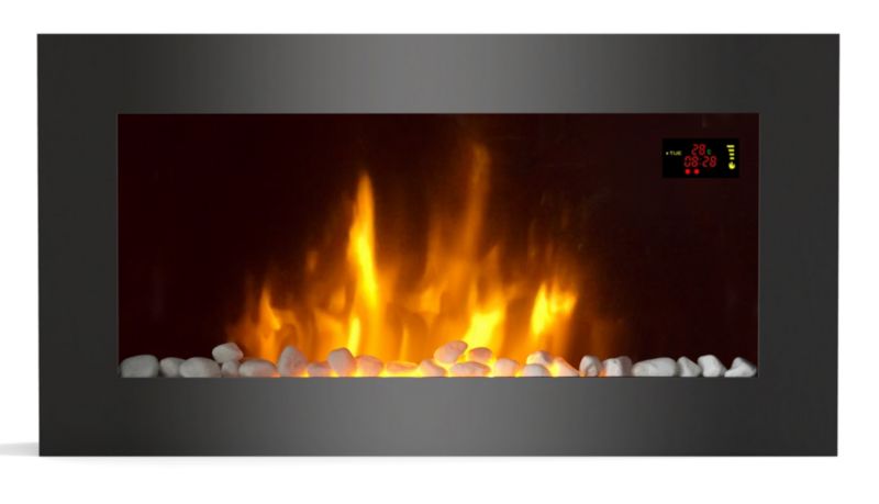 Kominek elektryczny wiszący FERRETTI półokragły LED 71cm - 1 szt
