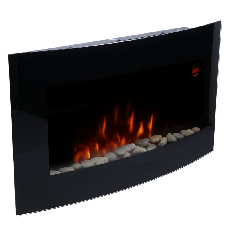 Kominek elektryczny wiszący FERRETTI półokragły LED 71cm - 1 szt