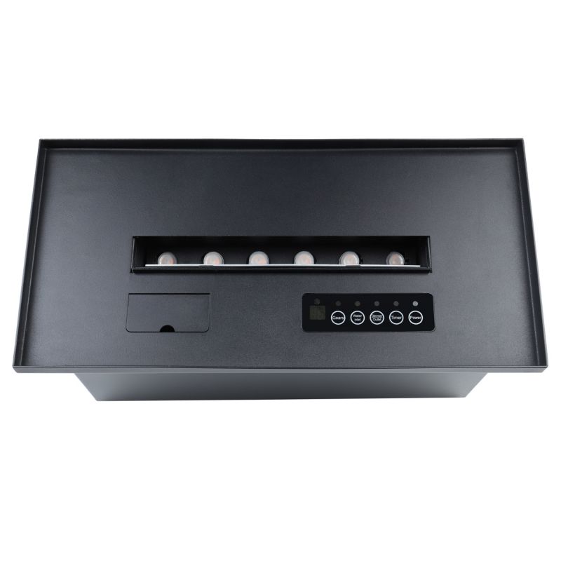 Kominek elektryczny wkład kaseta parowa do zabudowy LED FERRETTI 70cm ...