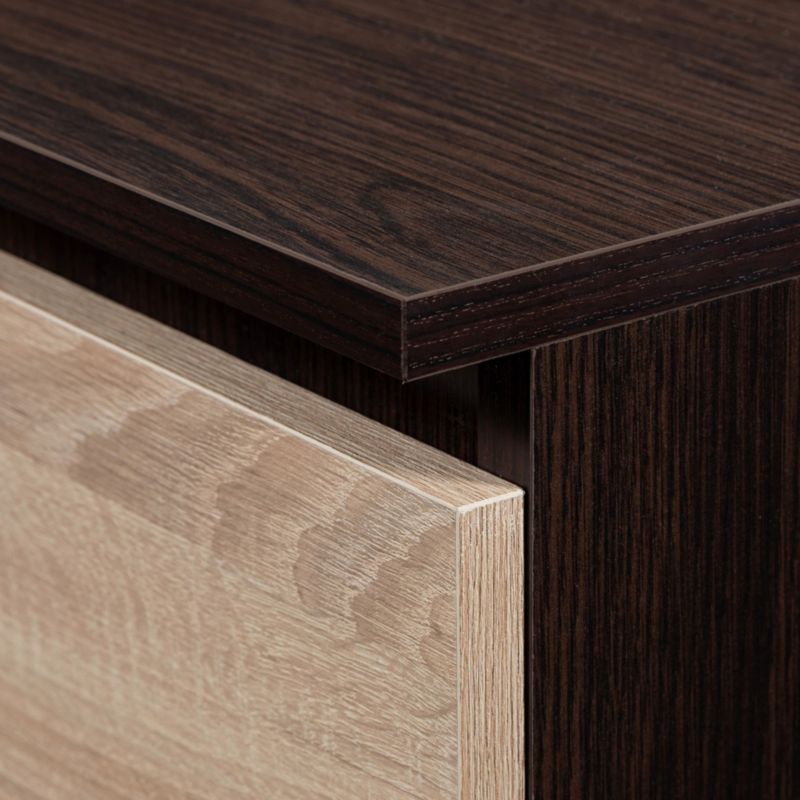 Komoda Akord K160 Wenge 160 cm 10 szuflad kolor Dąb Sonoma mat 160x40x121 cm 1 szt.