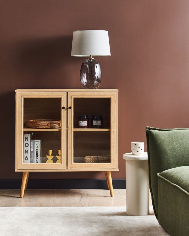 Komoda dwudrzwiowa Albany 80 cm 40 cm Jasnobrązowy 1 szt.