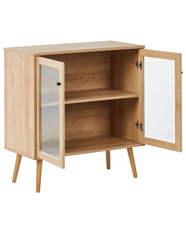 Komoda dwudrzwiowa Albany 80 cm 40 cm Jasnobrązowy 1 szt.