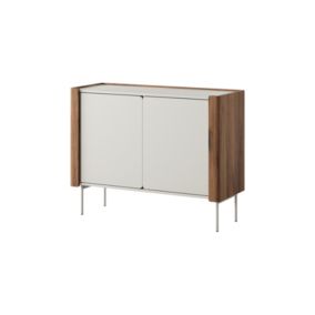 Komoda dwudrzwiowa Bettso Paris 105 cm do nowoczesnego salonu kaszmir orzech 1szt.