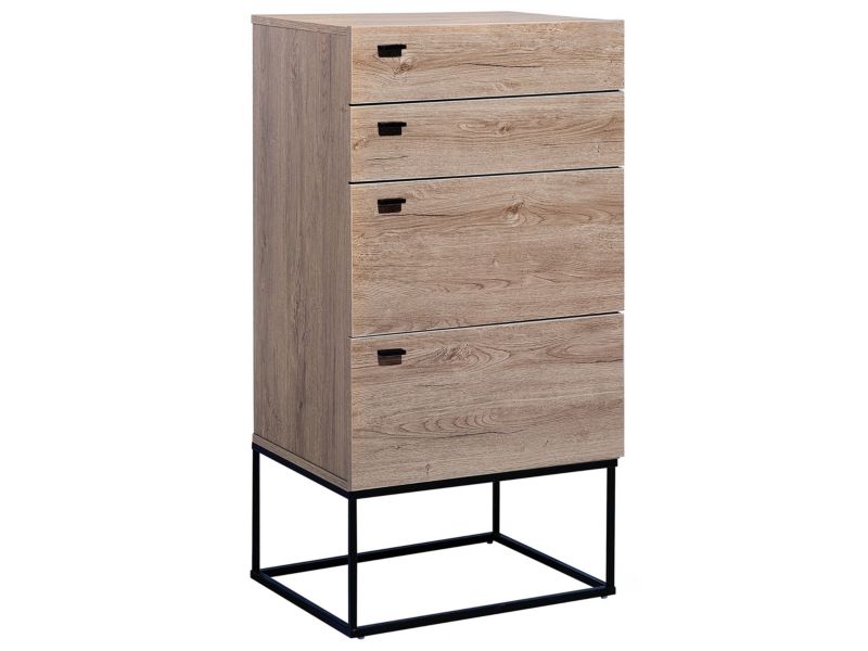 Komoda jasne drewno Acra 1 szt.